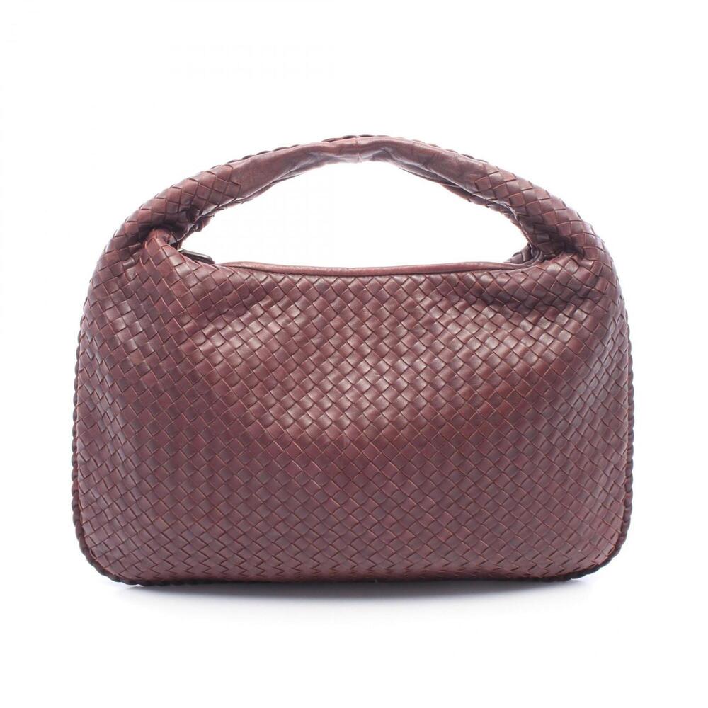 Bottega Veneta Intrecciato Shoulder Bag/Handbag, Leather, Women's, Bordeaux